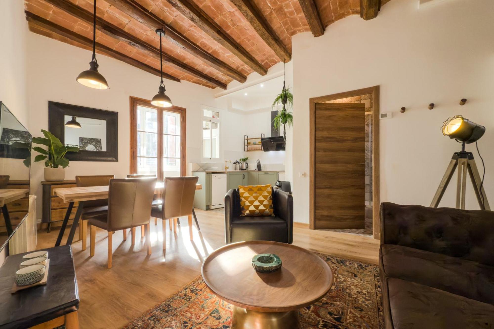 Magalhaes - Trad Flat In Poble Sec, Near Ramblas Барселона Экстерьер фото